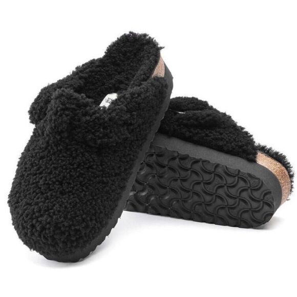 Birkenstock Boston Shearling Big Buckle Platform Size 36 US5 New - Picture 3 of 7